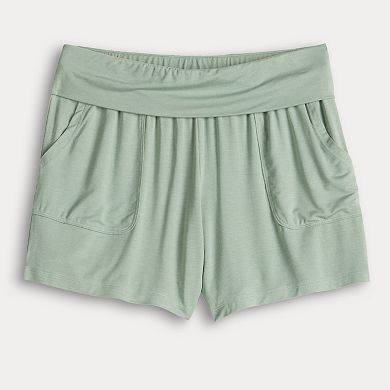 Women's Sonoma Goods For Life® Fold Over Sleep Shorts
