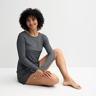 Women's Sonoma Goods For Life® Fold Over Sleep Shorts