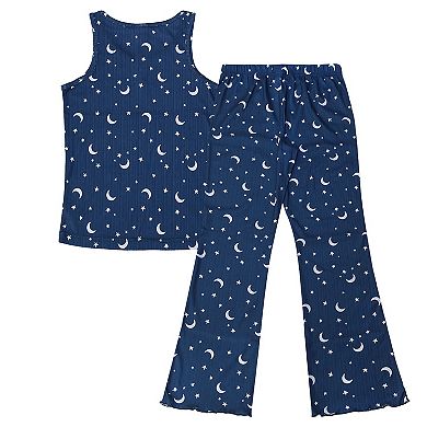 Girls 4-16 Jellifish Pajama Tank Top and Pajama Pants Set