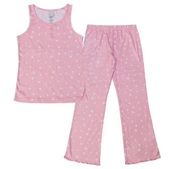 Girls 4-16 Jellifish Pajama Tank Top and Pajama Pants Set