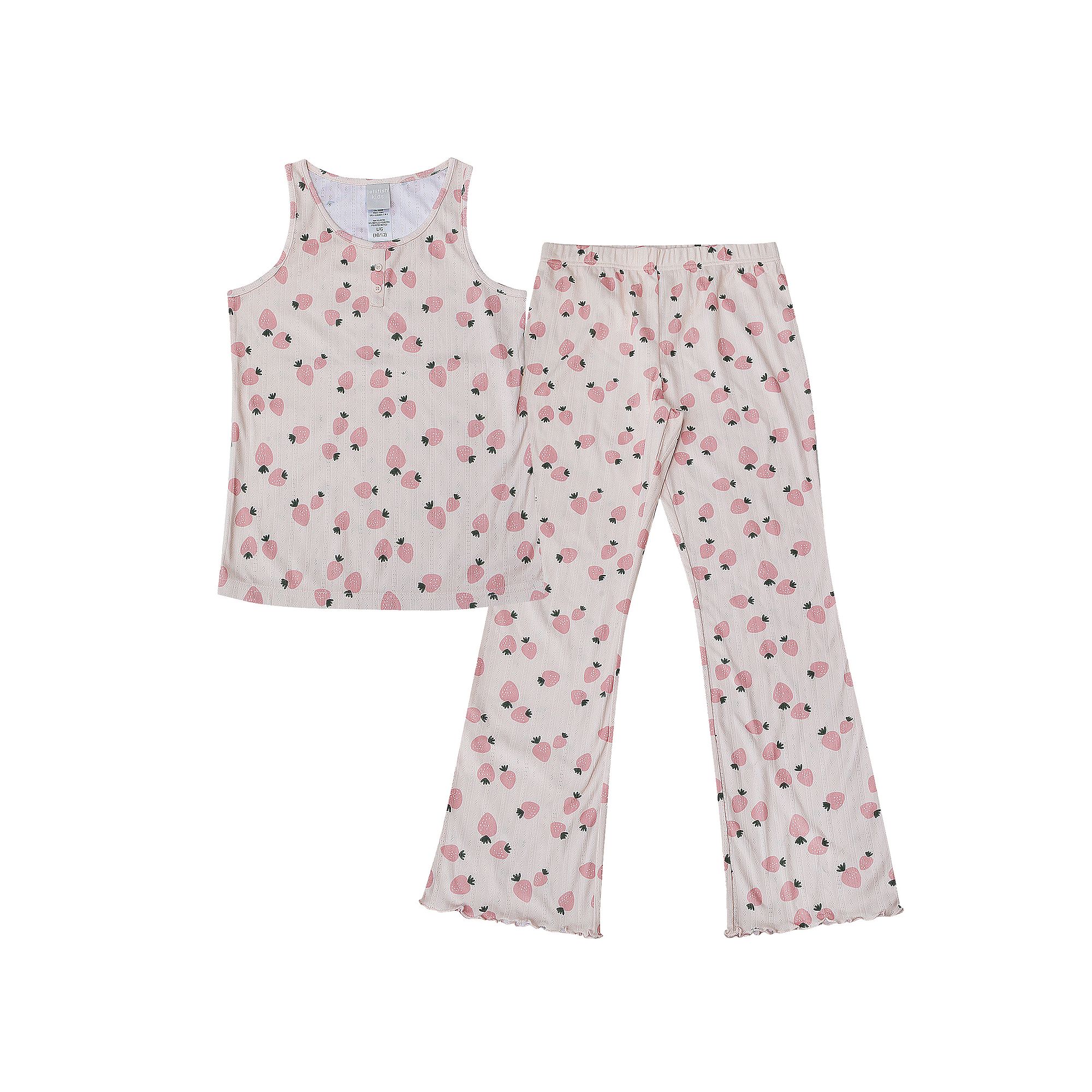 Girls 4-16 Jellifish Pajama Tank Top and Pajama Pants Set, Girls, Size: 4-
