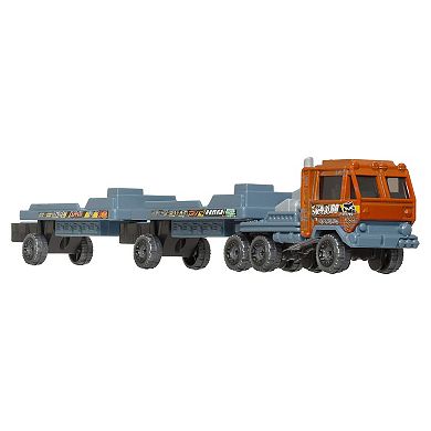 Hot Wheels Super Rigs Straight Freightin Dune Buggy & Extended Transporter Set