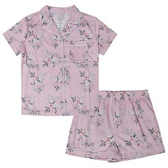 Girls 4-16 Jellifish Pajama Top & Pajama Shorts Set