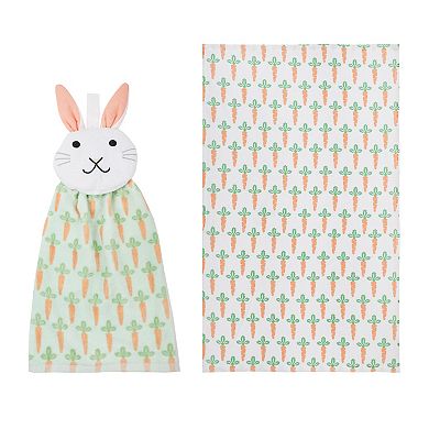 Celebrate Together Easter 2-pc. Set Bunny Tie Top Kitchen Towels