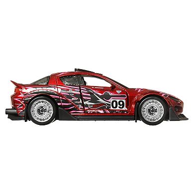 Hot Wheels Pull-Back Speeders Mazda RX8 Custom 1:43 Scale Toy Car