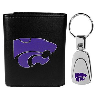 Kansas State Wildcats Tri-Fold Wallet & Keychain