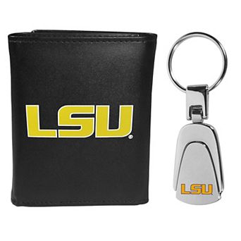 LSU Tigers Tri-Fold Wallet & Keychain