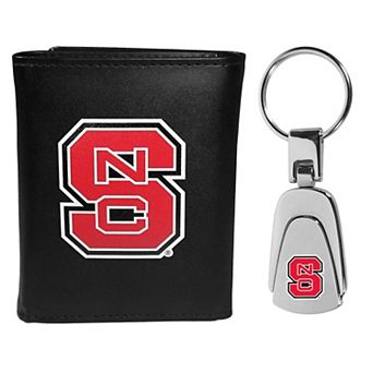 North Carolina State Wolfpack Tri-Fold Wallet & Keychain