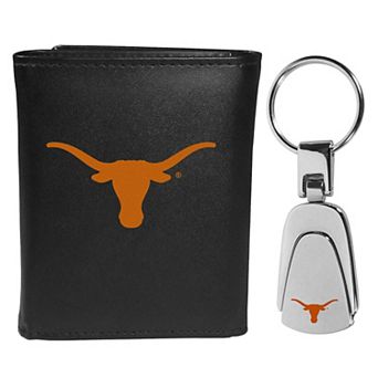 Texas Longhorns Tri-Fold Wallet & Keychain