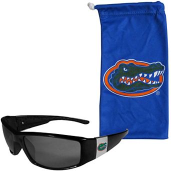 Florida Gators Chrome Accent Sunglasses & Microfiber Bag