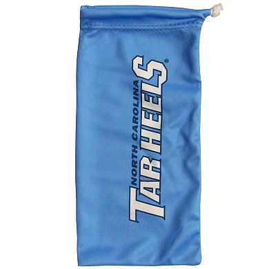 North Carolina Tar Heels Chrome Accent Sunglasses & Microfiber Bag