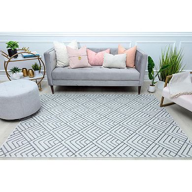 Mason Brooks Contemporary Geometric Area Rug