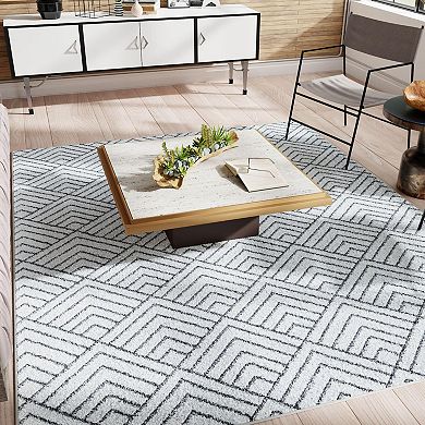 Mason Brooks Contemporary Geometric Area Rug