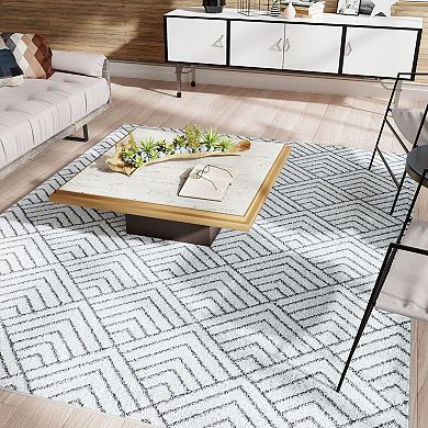 Mason Brooks Contemporary Geometric Area Rug