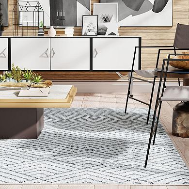 Mason Brooks Contemporary Geometric Area Rug