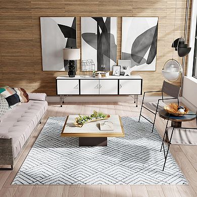 Mason Brooks Contemporary Geometric Area Rug