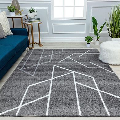 Mason Brooks Contemporary Geometric Area Rug