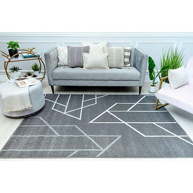 Mason Brooks Contemporary Geometric Area Rug