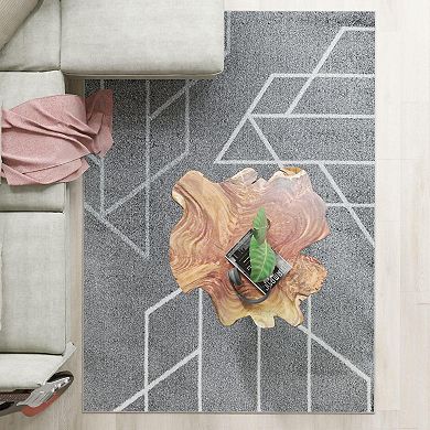 Mason Brooks Contemporary Geometric Area Rug
