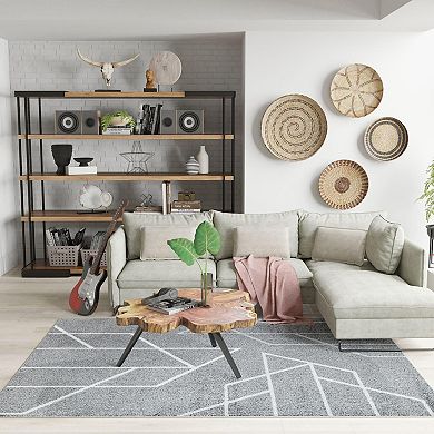 Mason Brooks Contemporary Geometric Area Rug