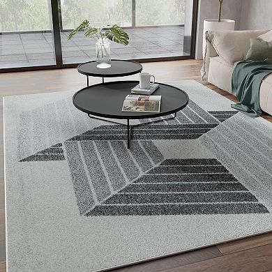 Mason Brooks Contemporary Geometric Area Rug