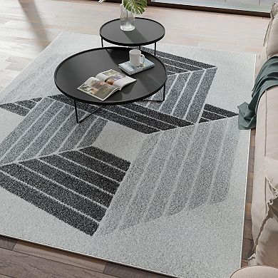 Mason Brooks Contemporary Geometric Area Rug