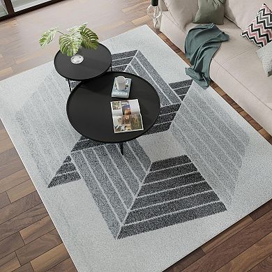 Mason Brooks Contemporary Geometric Area Rug