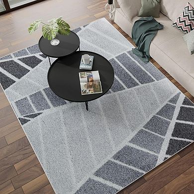 Mason Brooks Contemporary Geometric Area Rug