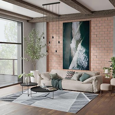 Mason Brooks Contemporary Geometric Area Rug