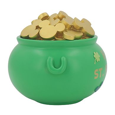 Celebrate Together Disney's Mickey Mouse St. Patrick's Day Pot of Gold LED Sitabout Table Decor