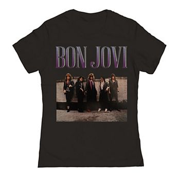 Junior's Bon Jovi Roof Photo Graphic Tee