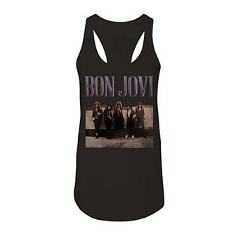 Junior's Bon Jovi Roof Photo Graphic Tank