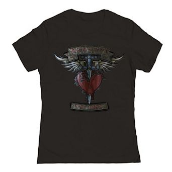 Junior's Bon Jovi Banners Graphic Tee