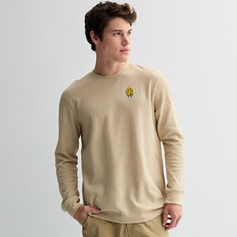 Men's Retrofit Long Sleeve Thermal Patch Tee
