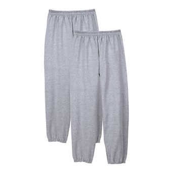 Men's Hanes® 2-Pack EcoSmart 32 in Fleece Sweatpants