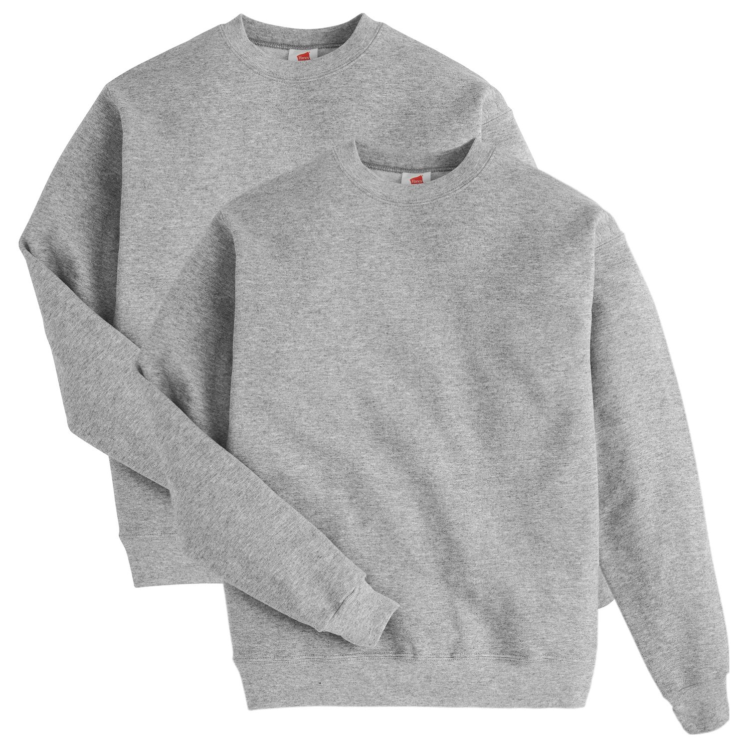 Hanes Ecosmart herentrui, fleece, volledige rits, capuchon, sweatshirt., Wit, XXL