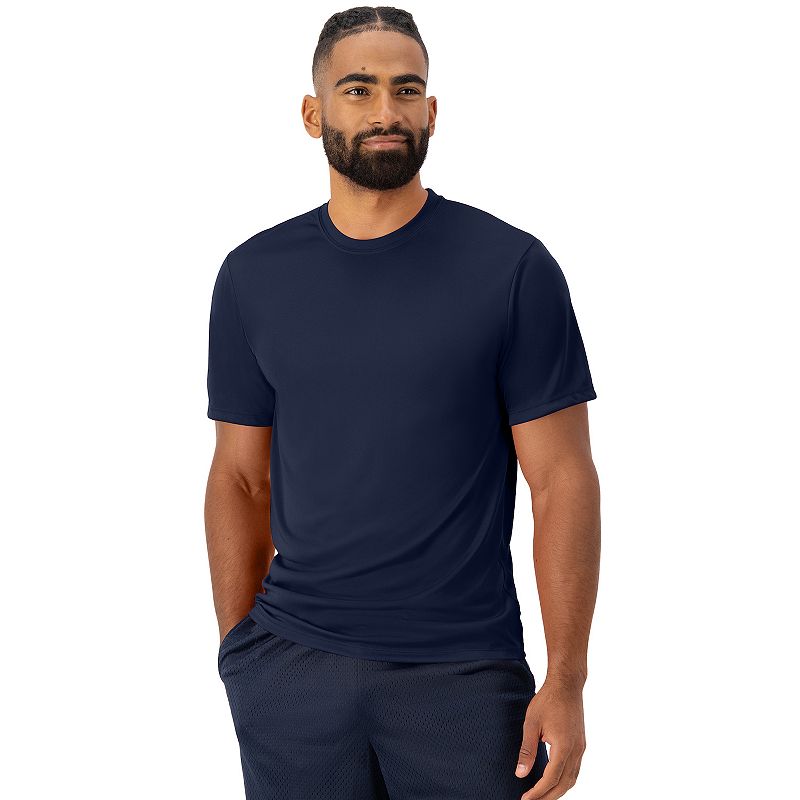 Men's Hanes® Sport Cool DRI 2-Pack Performance T-Shirt, Size: Small, Blue