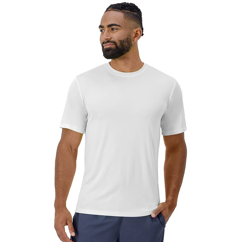Men's Hanes® Sport Cool DRI 2-Pack Performance T-Shirt, Size: Medium, White
