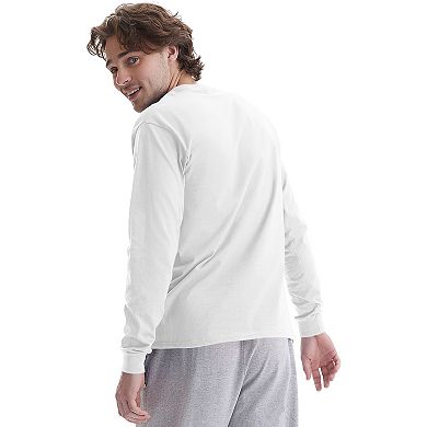 Men's Hanes® Beefy-T 2-Pack Long-Sleeve T-Shirt