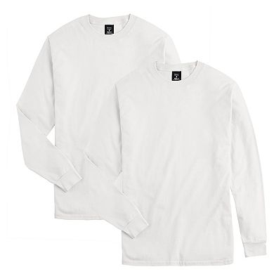 Men's Hanes® Beefy-T 2-Pack Long-Sleeve T-Shirt