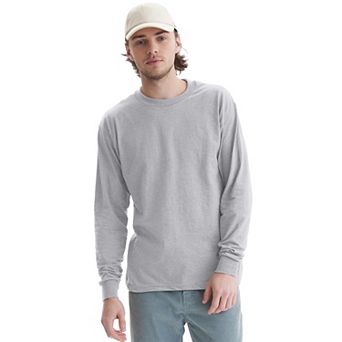 Men's Hanes® Beefy-T 2-Pack Long-Sleeve T-Shirt