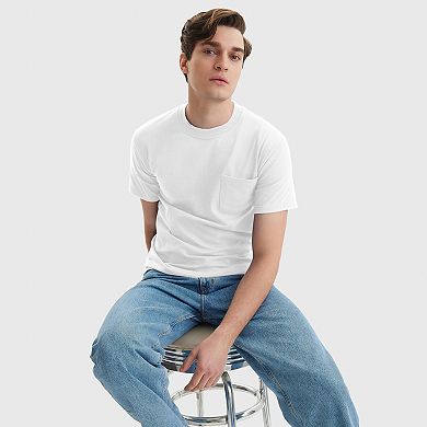 Men's Hanes® Beefy-T 2-Pack Pocket T-Shirt
