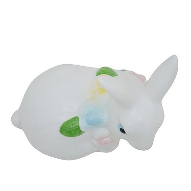 Celebrate Together Easter Ceramic LED Laying Bunny Figurine