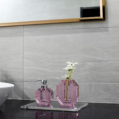 Octagon Crystal Vase