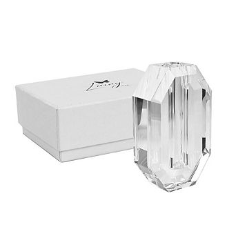 Octagon Crystal Vase