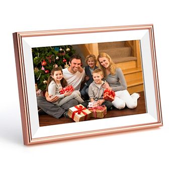 ELIME 10.1 inch WiFi Frameo Digital Picture Frame - Aluminum Frame - Unlimited Storage