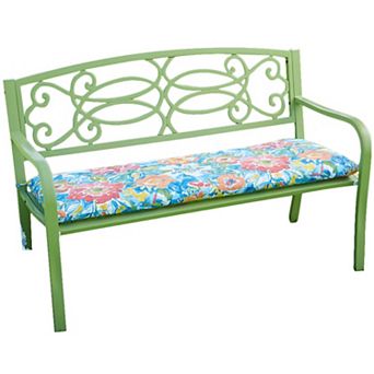 BrylaneHome Steel Garden Bench
