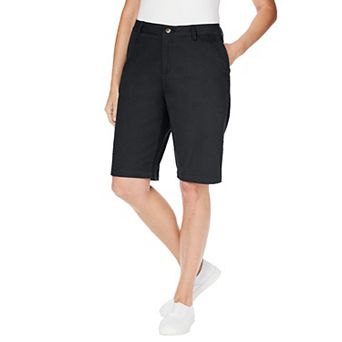 Woman Within Plus Size Adjustable Waist Chino Short