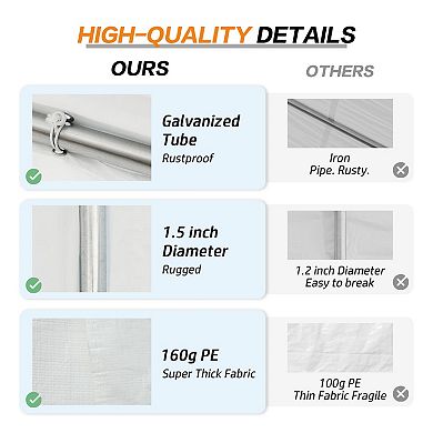 Aoodor 20'×26' Party & Wedding Tent Tent with Church Window Weather Resistance