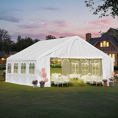 Aoodor 20'×26' Party & Wedding Tent Tent with Church Window Weather Resistance